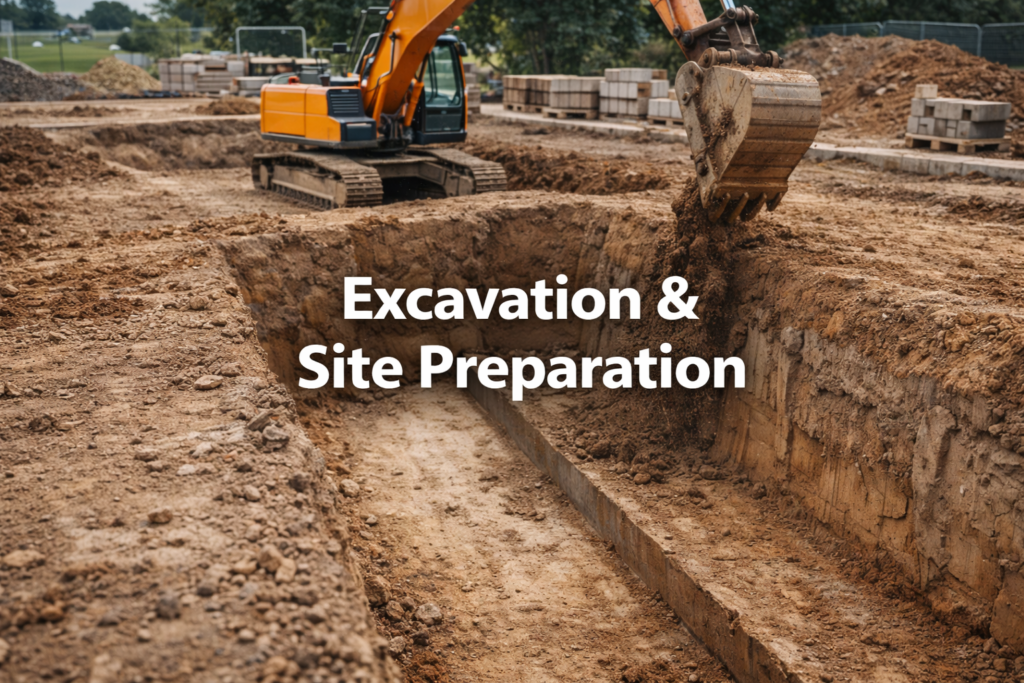 Excavation and Site preparations service Durham