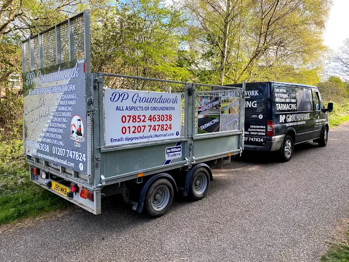 dp-groundworks-company-vehicle-durham-north-east